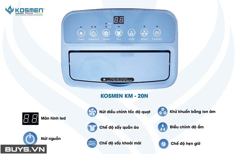 May hut am Kosmen KM 20N Buys.vn Mua sam thong minh0 74c6f580
