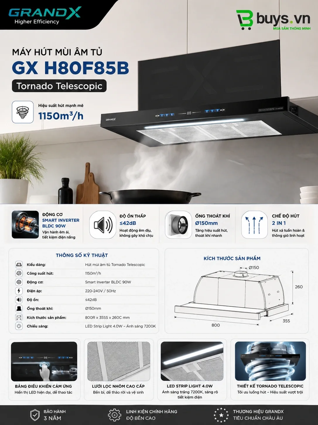 May hut mui GrandX GX H80F85B. buys.vn 5 77cae223