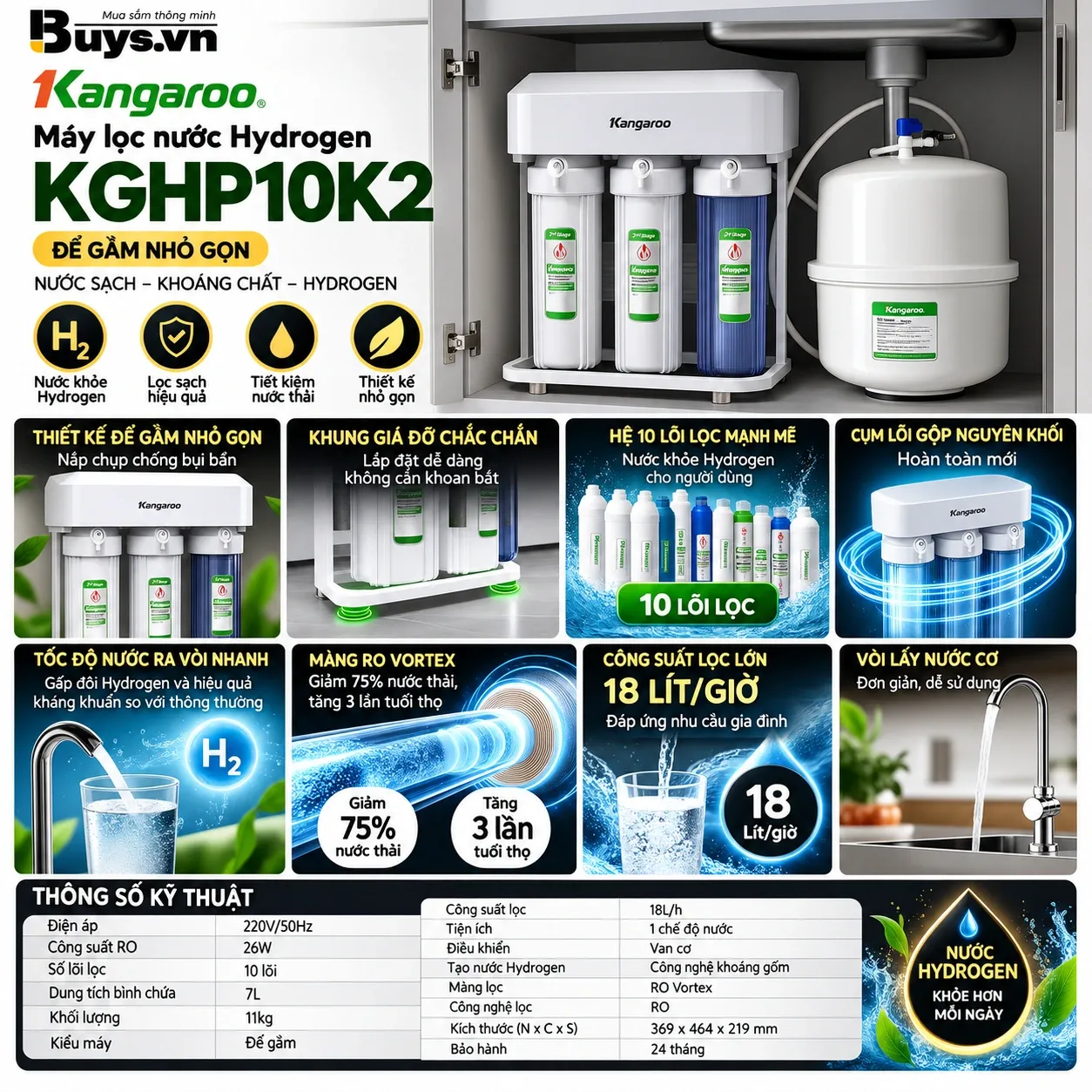 May loc nuoc Kangaroo Hydrogen KGHP10K2 5 bc7342f5