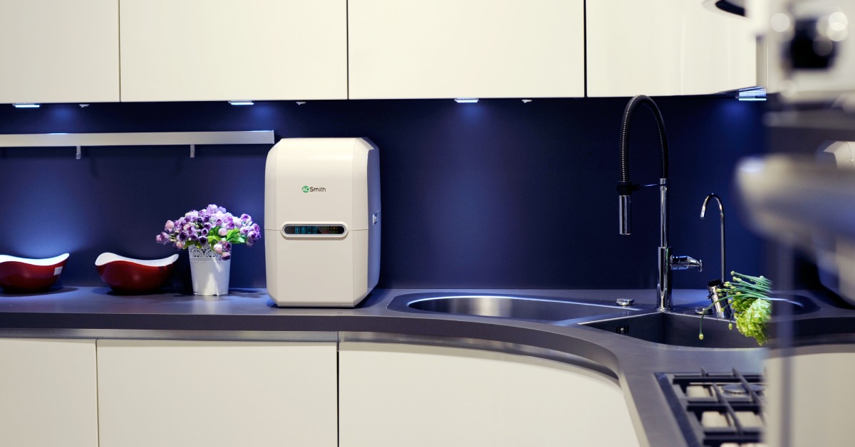 Máy lọc nước AR75-A-S-2 lắp tại bàn bếp