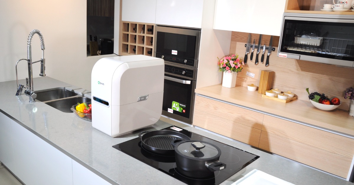 Máy lọc nước AR75-A-S-2 lắp tại bàn bếp