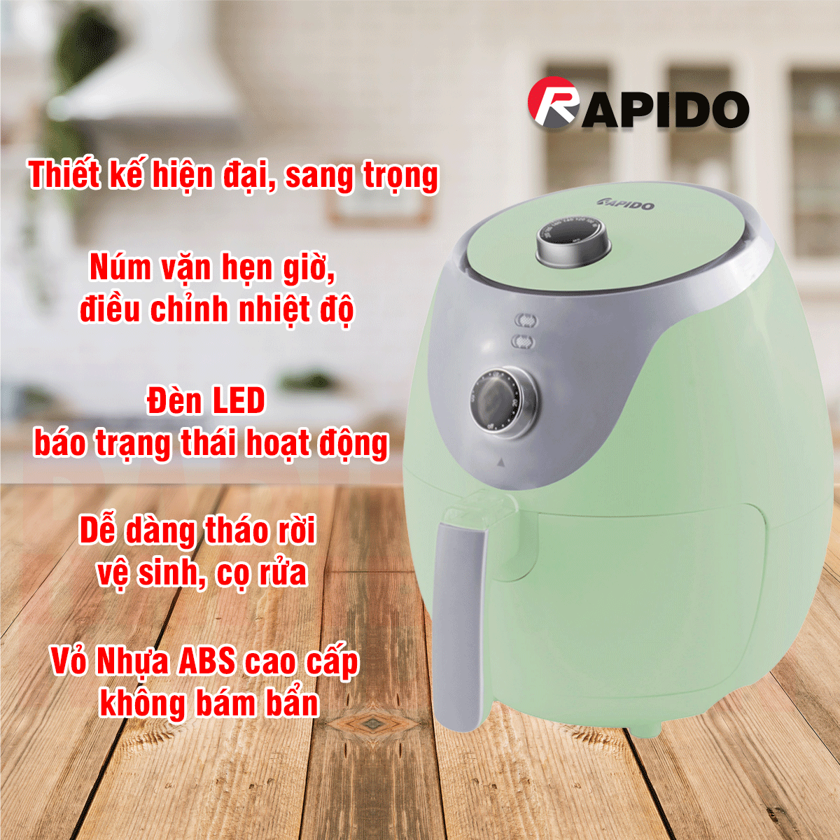 Nồi chiên không dầu Rapido RAF4.0M3