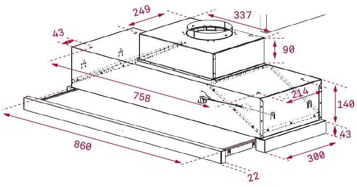 kich thuoc may hut mui teka cnl 9815 plus ssteel 1