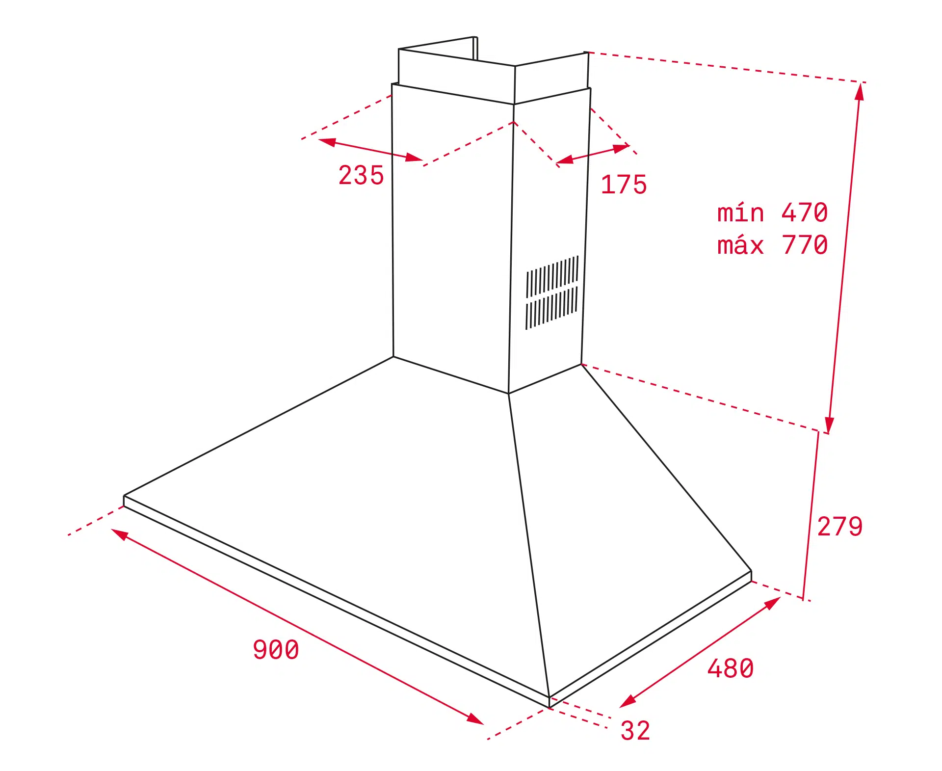 kich thuoc may hut mui teka dbb 90