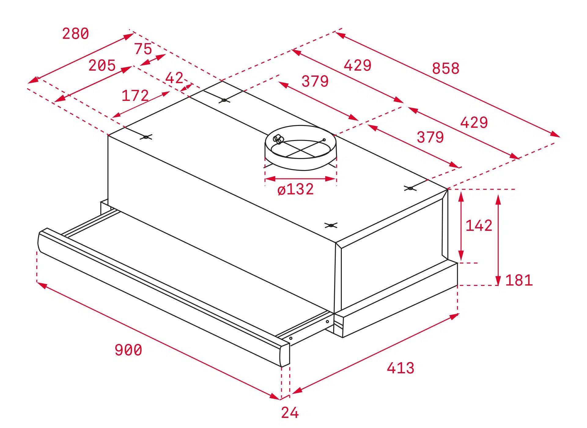 kich thuoc may hut mui teka tl 9310 ss