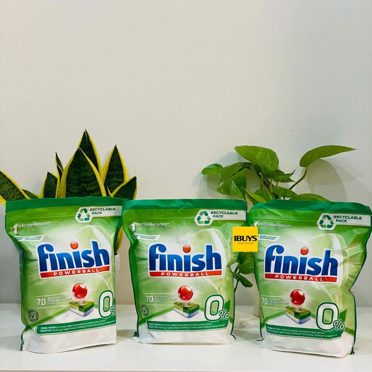 Vien rua bat Finish All in One Eco 0 4