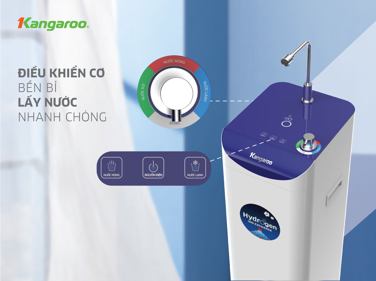May loc nuoc Kangaroo Hydrogen Slim nong lanh KG10A7S 1