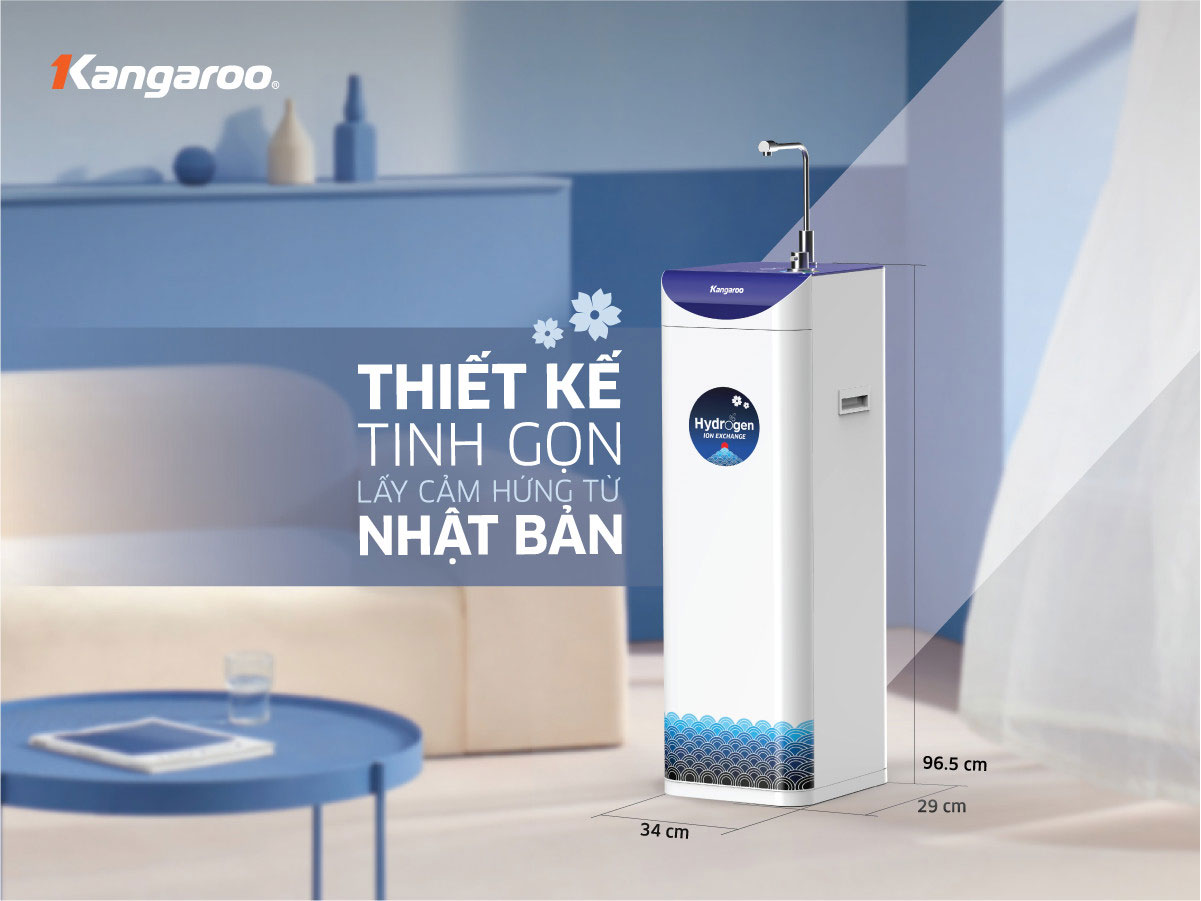 May loc nuoc Kangaroo Hydrogen Slim nong lanh KG10A7S 5