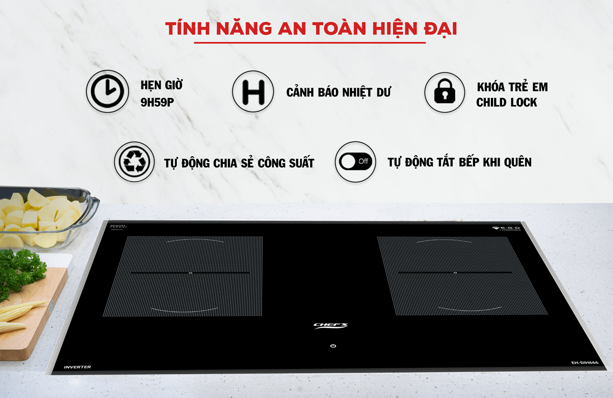 Bếp từ Chefs EH DIH 666