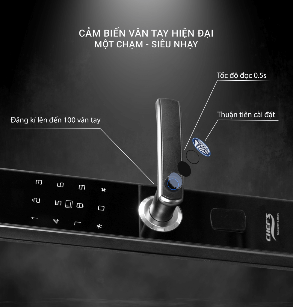 Khoa van tay EH A16SB iBuys.vn Mua sam thong minh 1