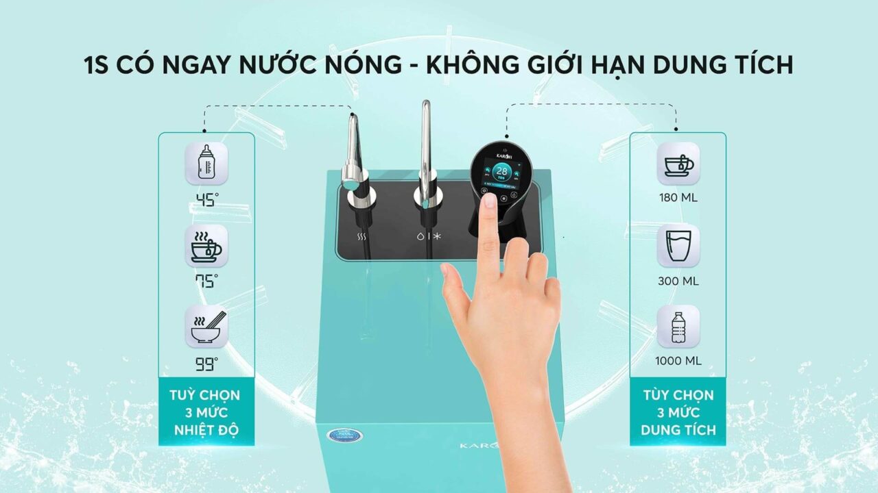 May loc nuoc nong lanh Karofi KAD N91 4