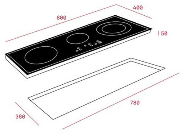 Bep dien tu Teka Maestro IZC 83620 MST BK 3