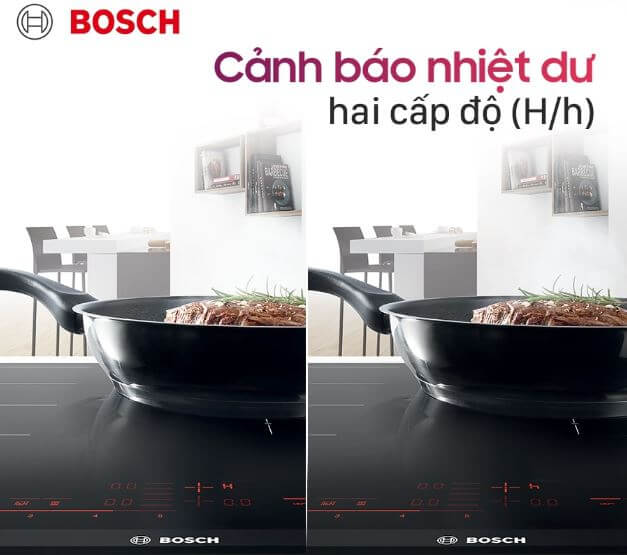 Bosch PUC61KAA5E Cảnh báo nhiệt dư
