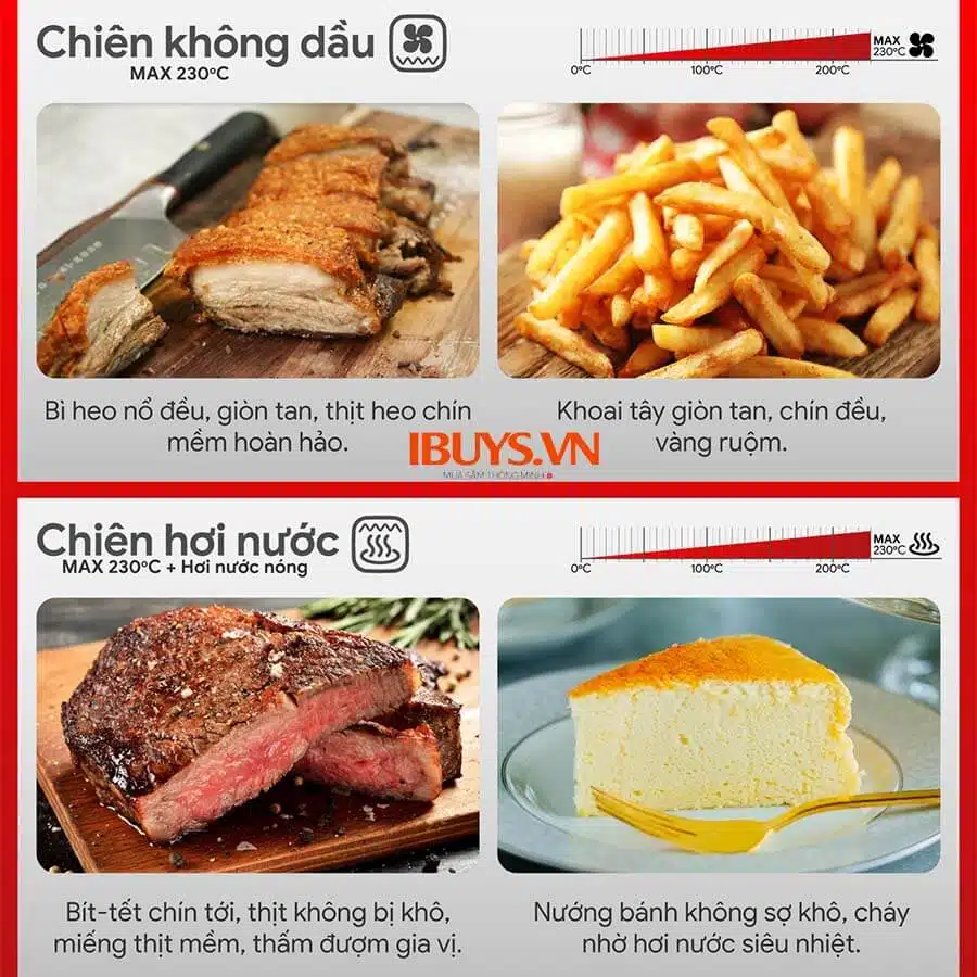 Hai chế độ chiên đa dạng