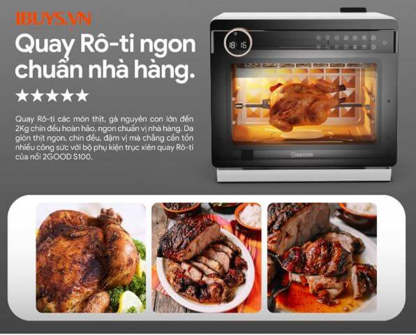 Lồng tự đảo 360 độ và xiên quay Rô-ti