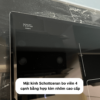 Mặt kính Schottceran bo viền 4 cạnh bằng hợp kim nhôm