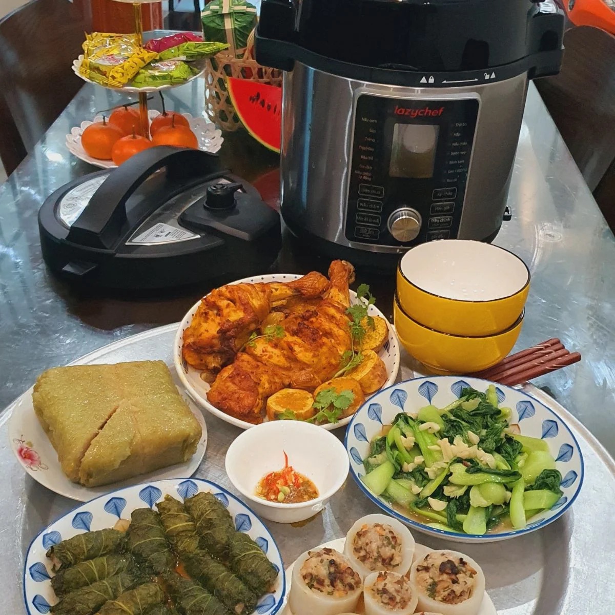 NOI CHIEN HAM DA NANG 16IN1 LAZYCHEF7