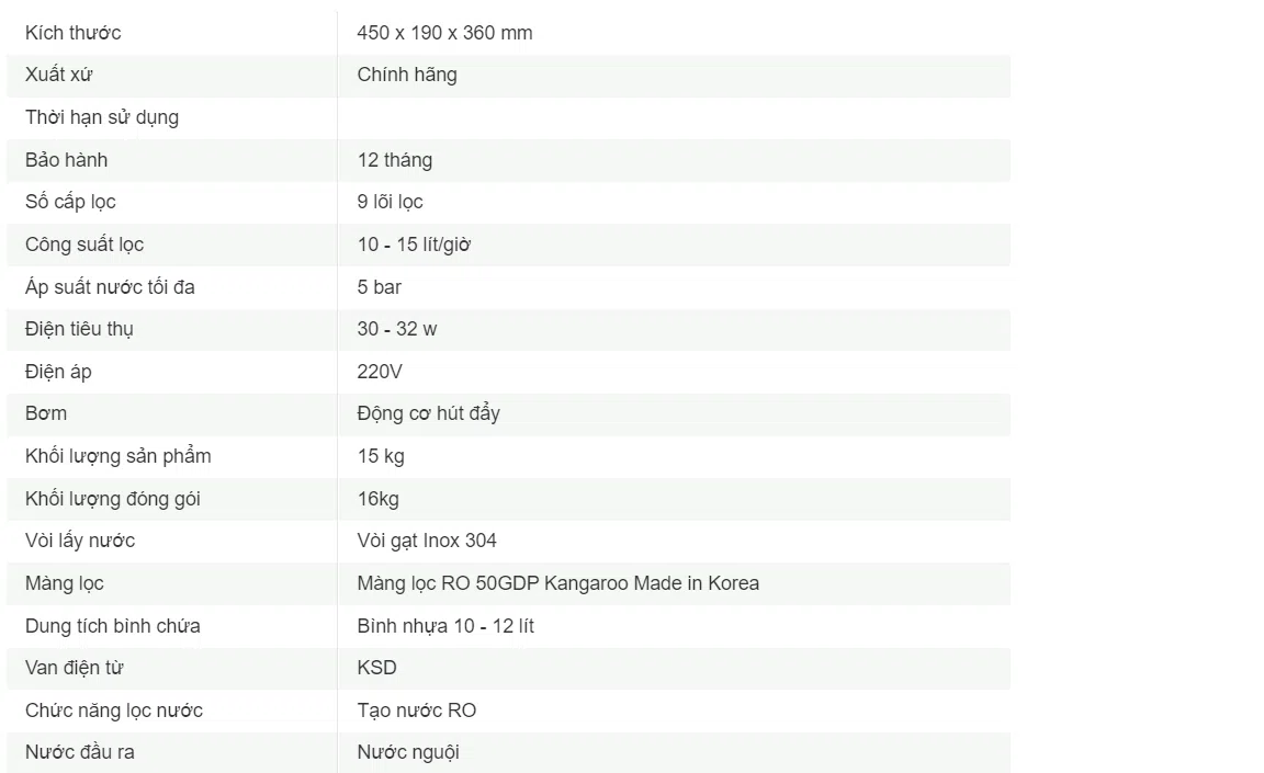 MAY LOC NUOC KANGAROO KGRP12 DIEN MAY IBUYS 3