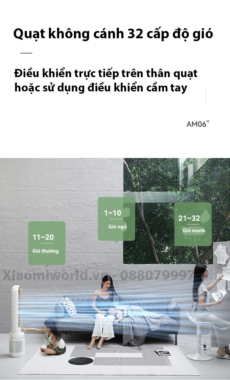 Quat Khong Canh Xiaomi Daewoo AM6 iBuys.vn Mua sam thong minh 14