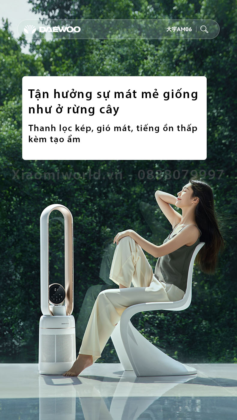 Quat Khong Canh Xiaomi Daewoo AM6 iBuys.vn Mua sam thong minh 8