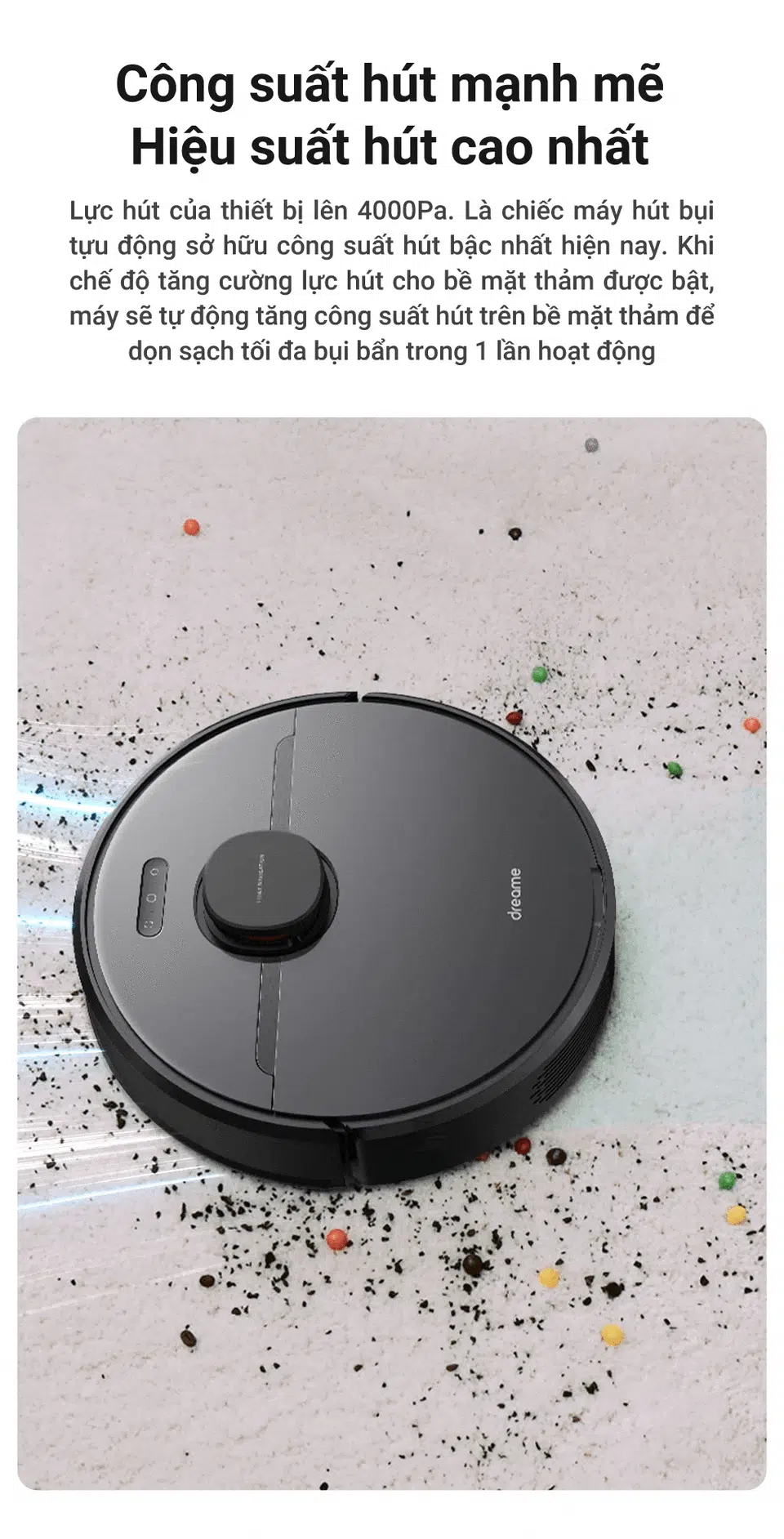 Robot hút bụi Dreame D9 PRO