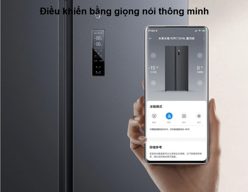 Tủ lạnh Xiaomi Mijia 2 cánh 610L - BCD-610WMSA 