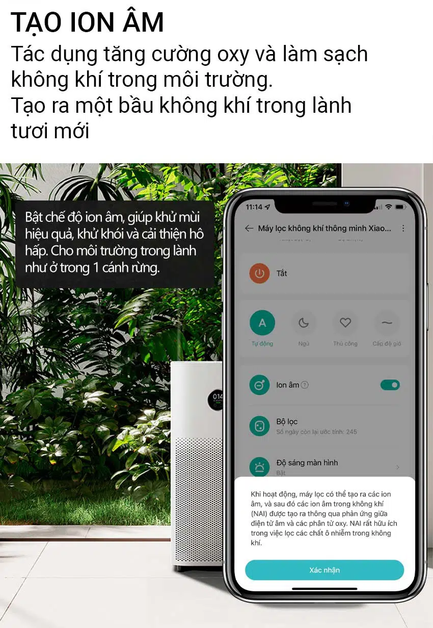 May Loc Khong Khi Xiaomi Mi Air Purifier 4 DIEN MAY IBUYS 14