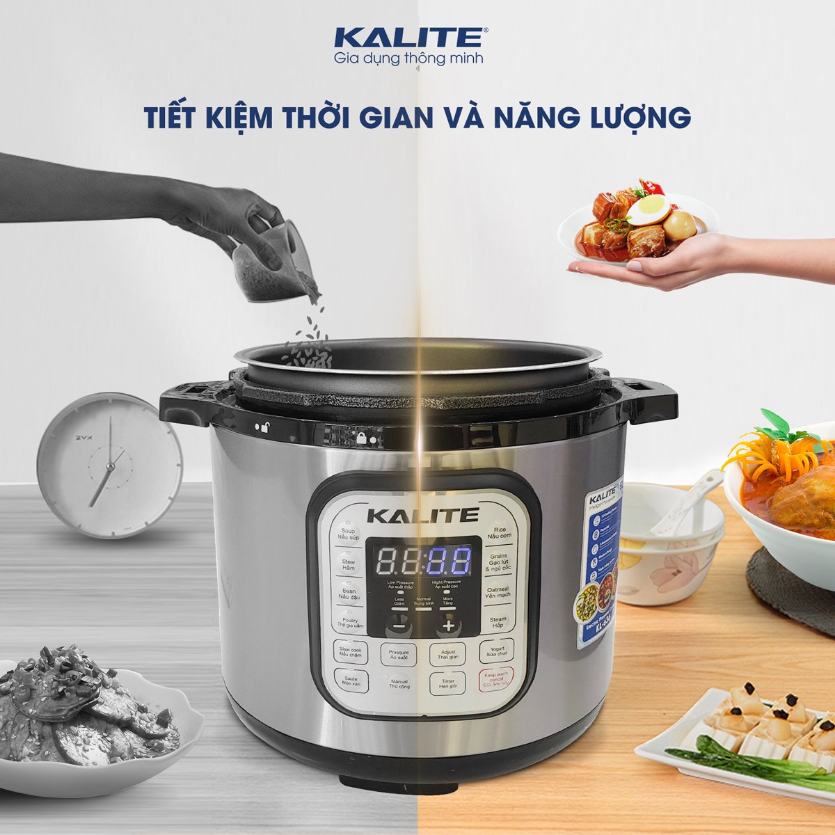Nồi áp suất điện Kalite KL – 636 