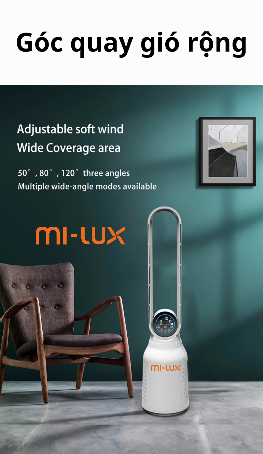 Quat tich dien Xiaomi Mi Lux A4 Pro 2