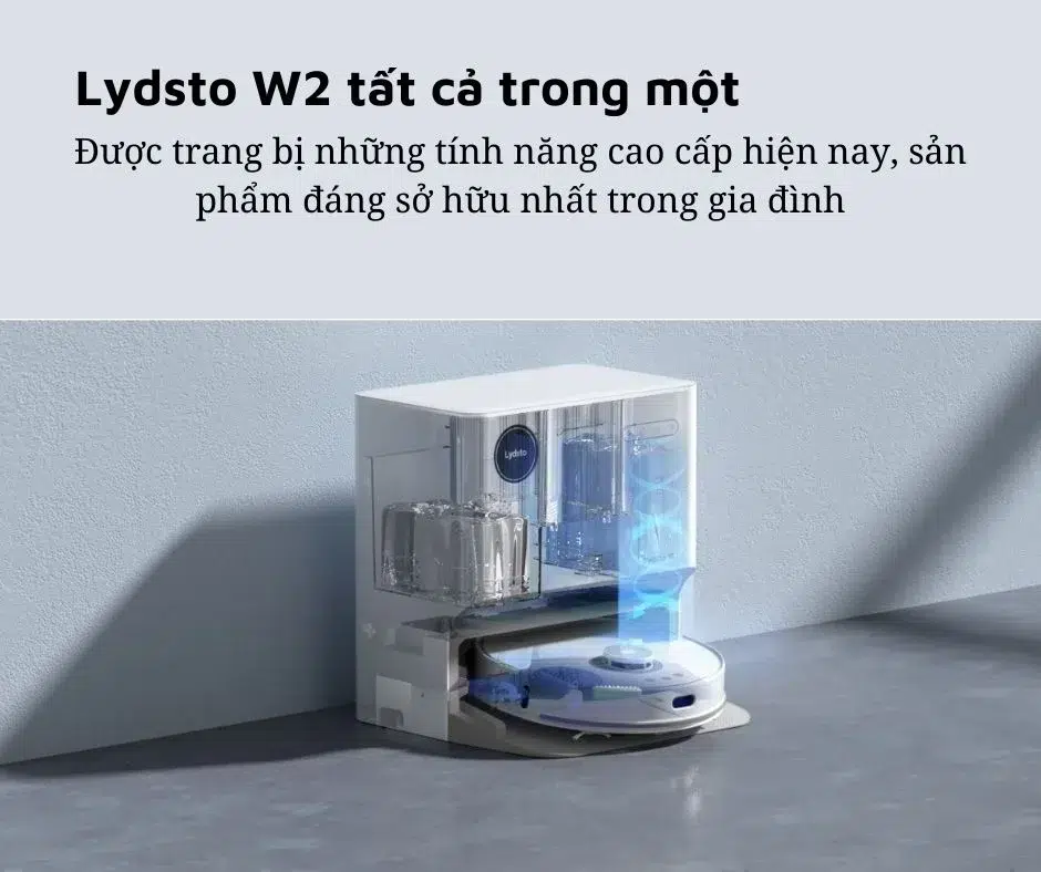 Robot hut bui lau nha Lydsto W2 4