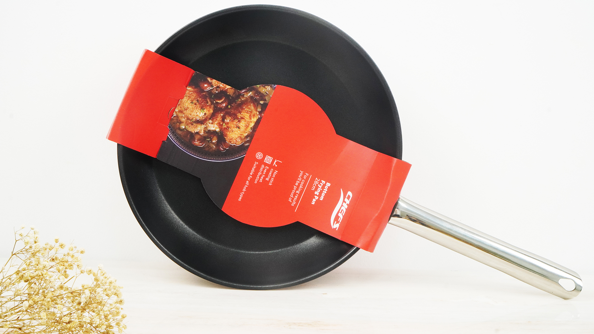 CHẢO TỪ 3 LỚP CHEFS EH-FRY280- 28CM - ĐIỆN MÁY IBUYS