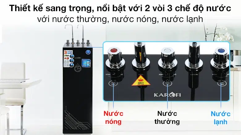 MÁY LỌC NƯỚC NÓNG LẠNH KAROFI KAD D66G 24 Máy lọc nước Karofi D66G