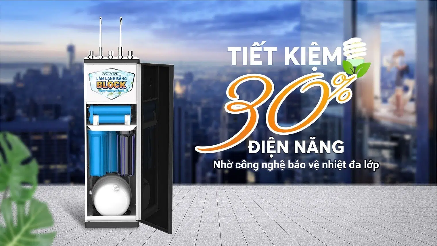 Máy lọc nước nóng lạnh Karofi KAD D66G