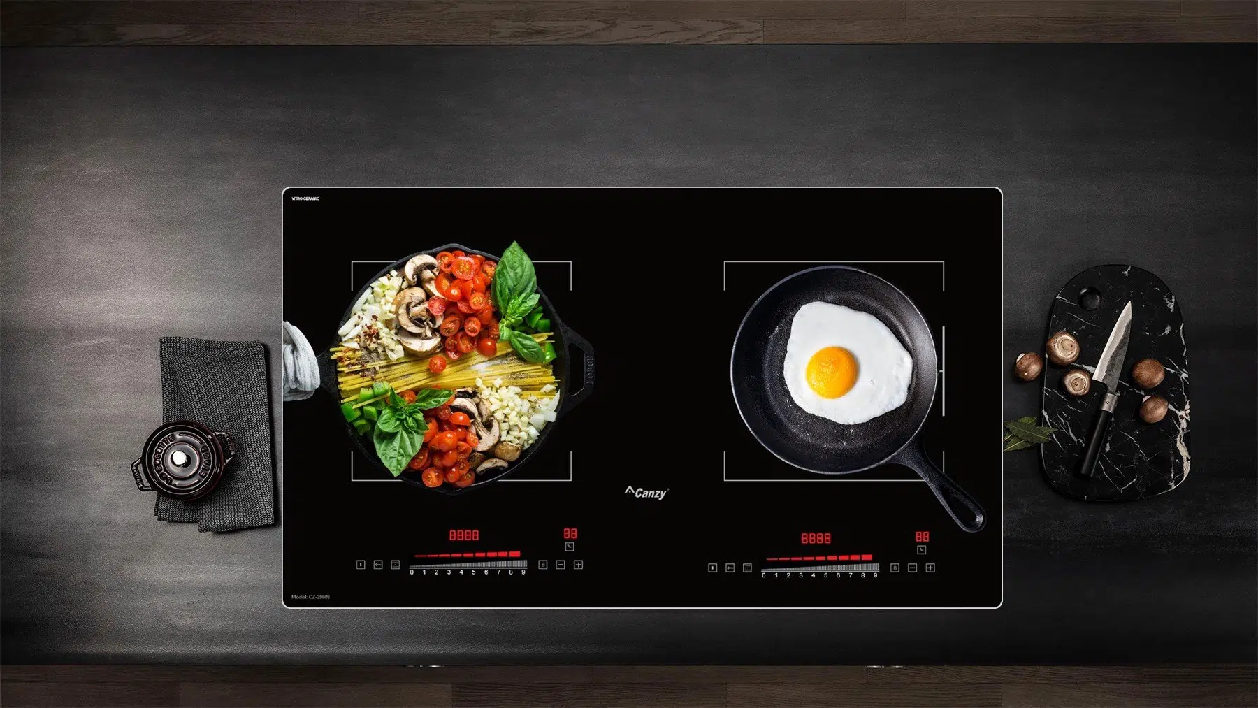 BẾP TỪ ĐÔI CANZY CZ 29HN-ĐIỆN MÁY IBUYS