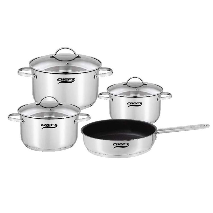 BỘ NỒI TỪ CHEFS EH-CW4430 4 MÓN-ĐIỆN MÁY IBUYS