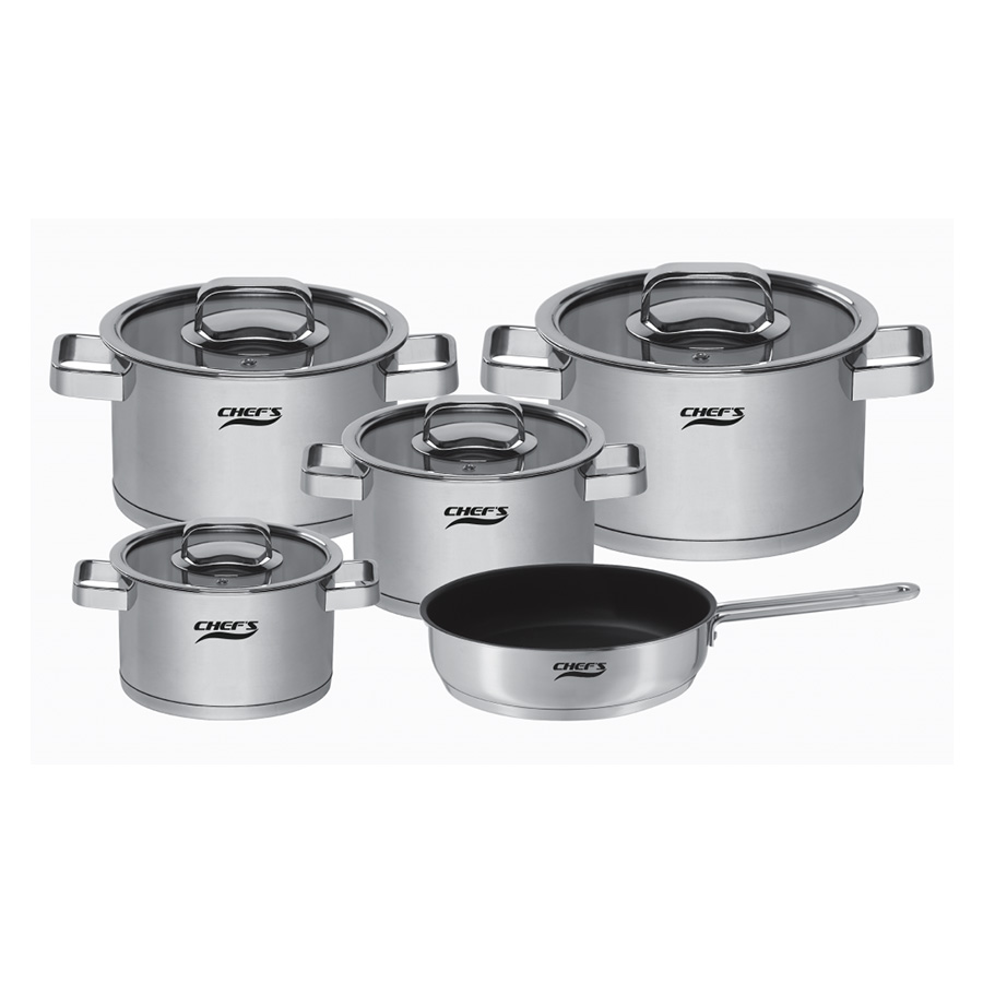 BỘ NỒI TỪ CHEFS EH-CW6304 5 MÓN
