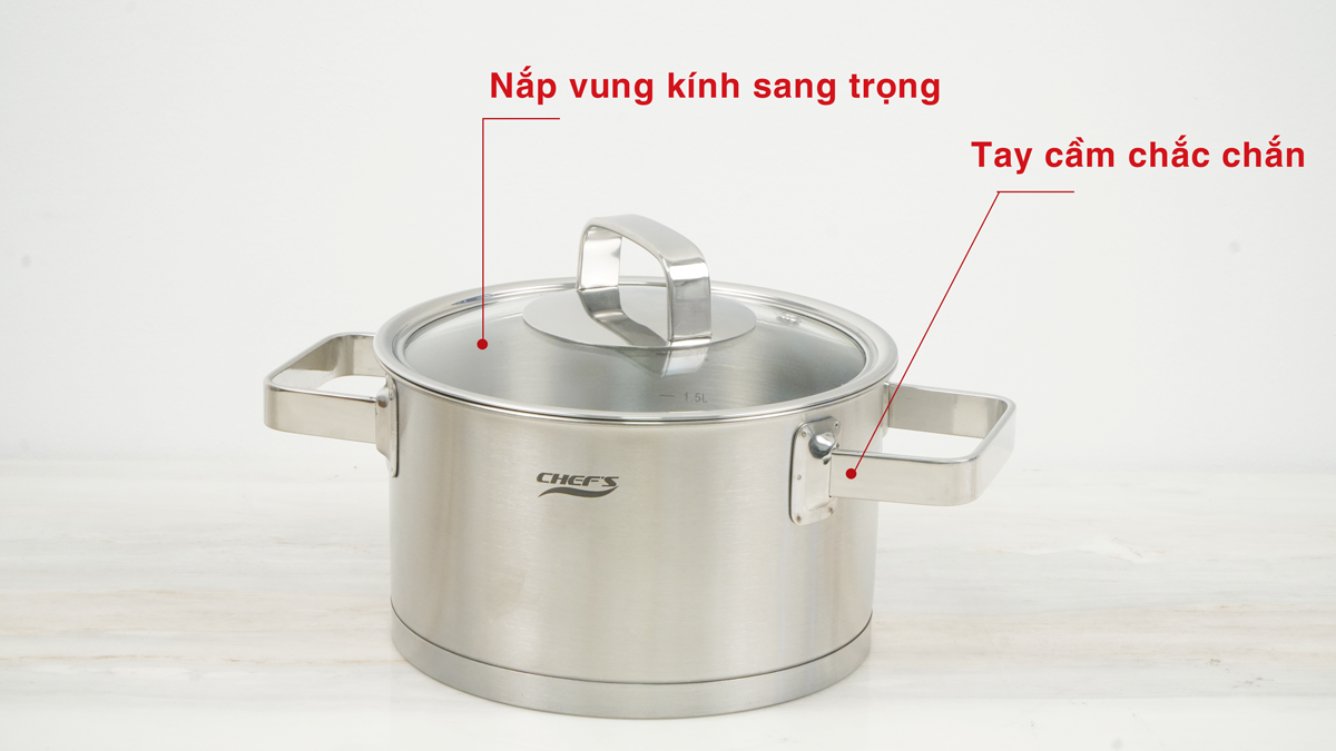 BỘ NỒI TỪ CHEFS EH-CW6304 5 MÓN