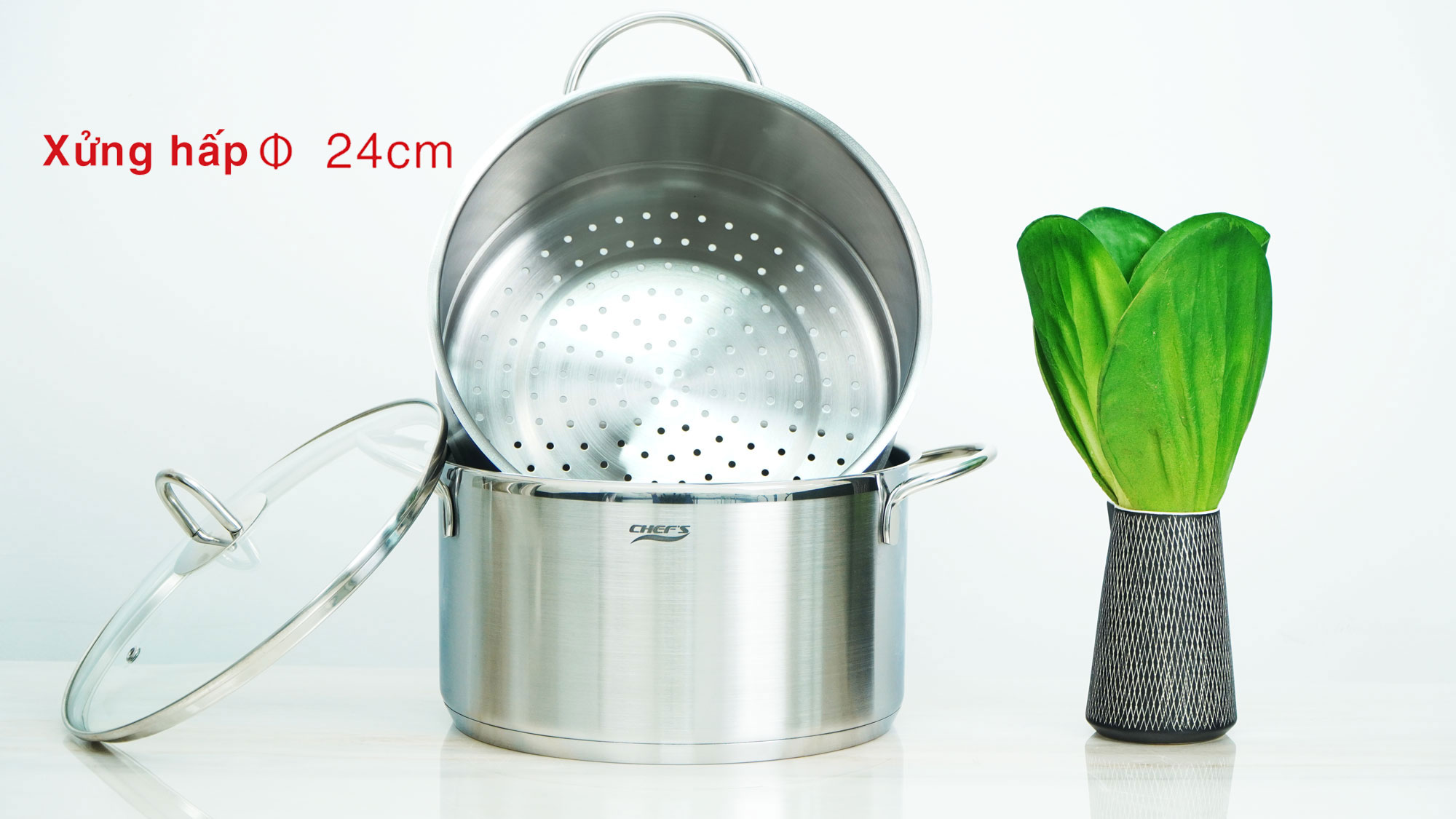 BỘ NỒI TỪ CHEFS EH-CW7PLUS 7 MÓN-ĐIỆN MÁY IBUYS