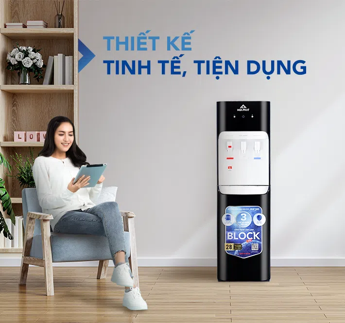 CÂY NƯỚC NÓNG LẠNH HÚT BÌNH HÒA PHÁT HHC385-ĐIỆN MÁY BUYS