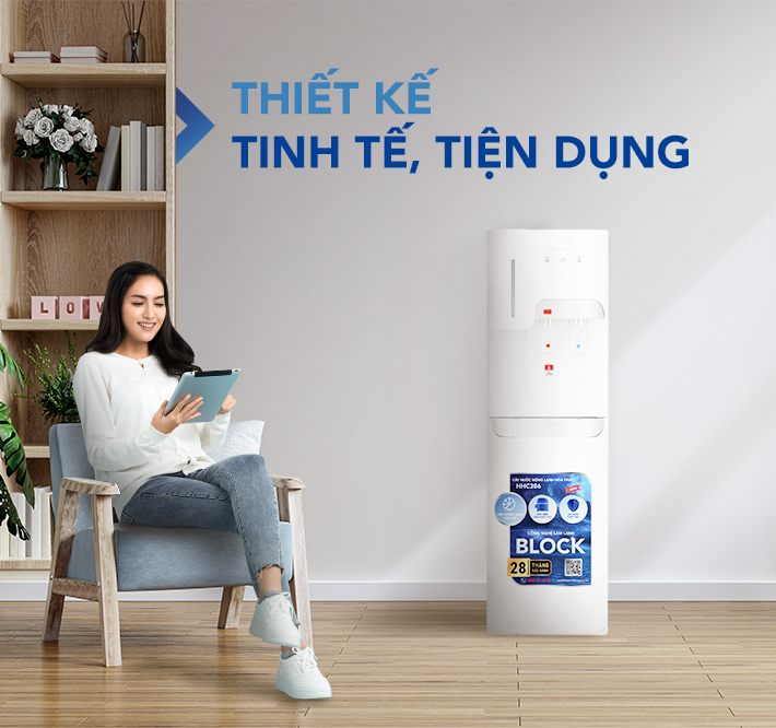 CÂY NƯỚC NÓNG LẠNH HÚT BÌNH HÒA PHÁT HHC386-ĐIỆN MÁY BUYS