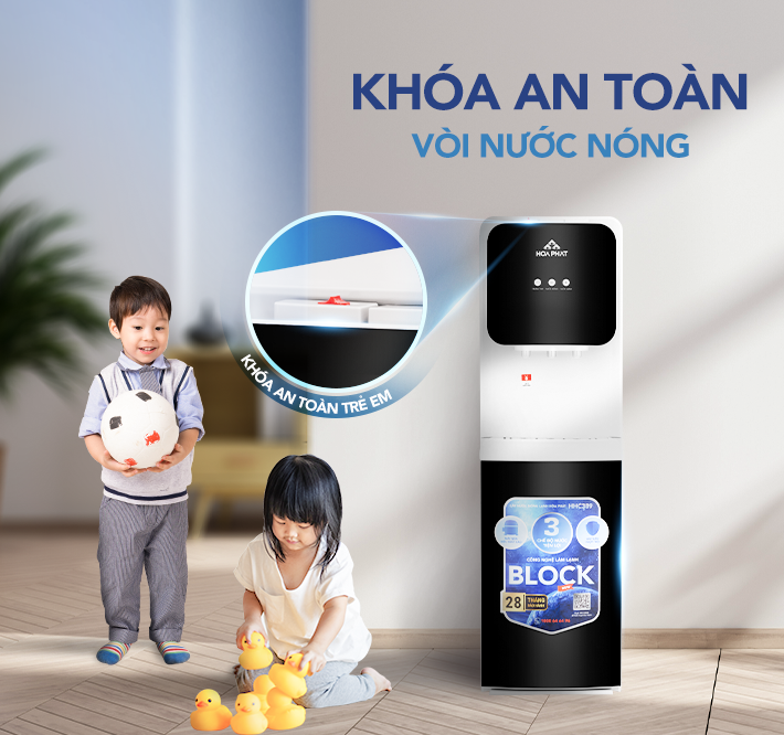 CÂY NƯỚC NÓNG LẠNH HÚT BÌNH HÒA PHÁT HHC389-ĐIỆN MÁY BUYS