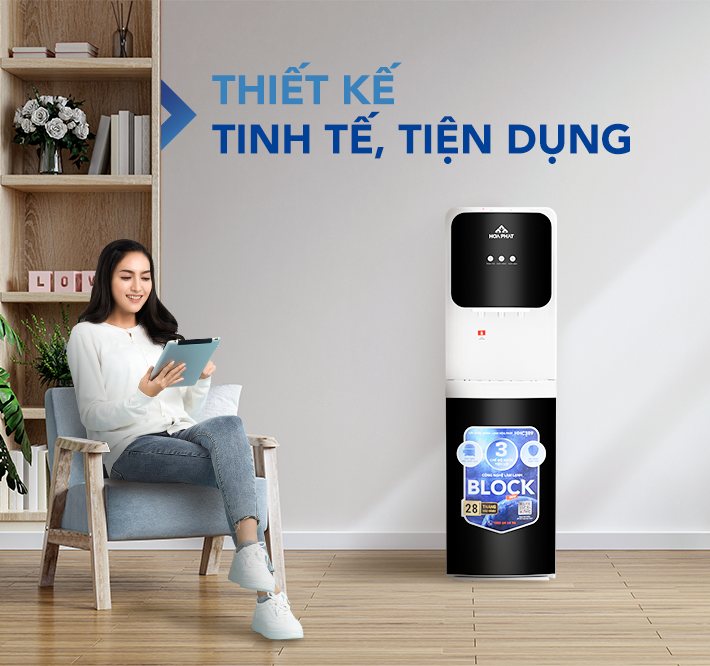 CÂY NƯỚC NÓNG LẠNH HÚT BÌNH HÒA PHÁT HHC389-ĐIỆN MÁY BUYS