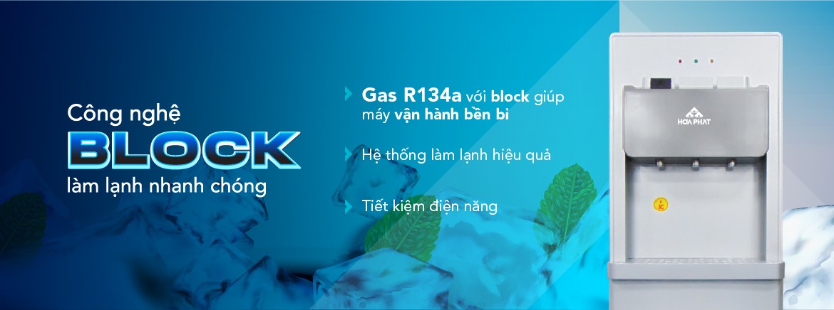 CÂY NƯỚC NÓNG LẠNH HÚT BÌNH HÒA PHÁT HWP B1CJ - ĐIỆN MÁY BUYS