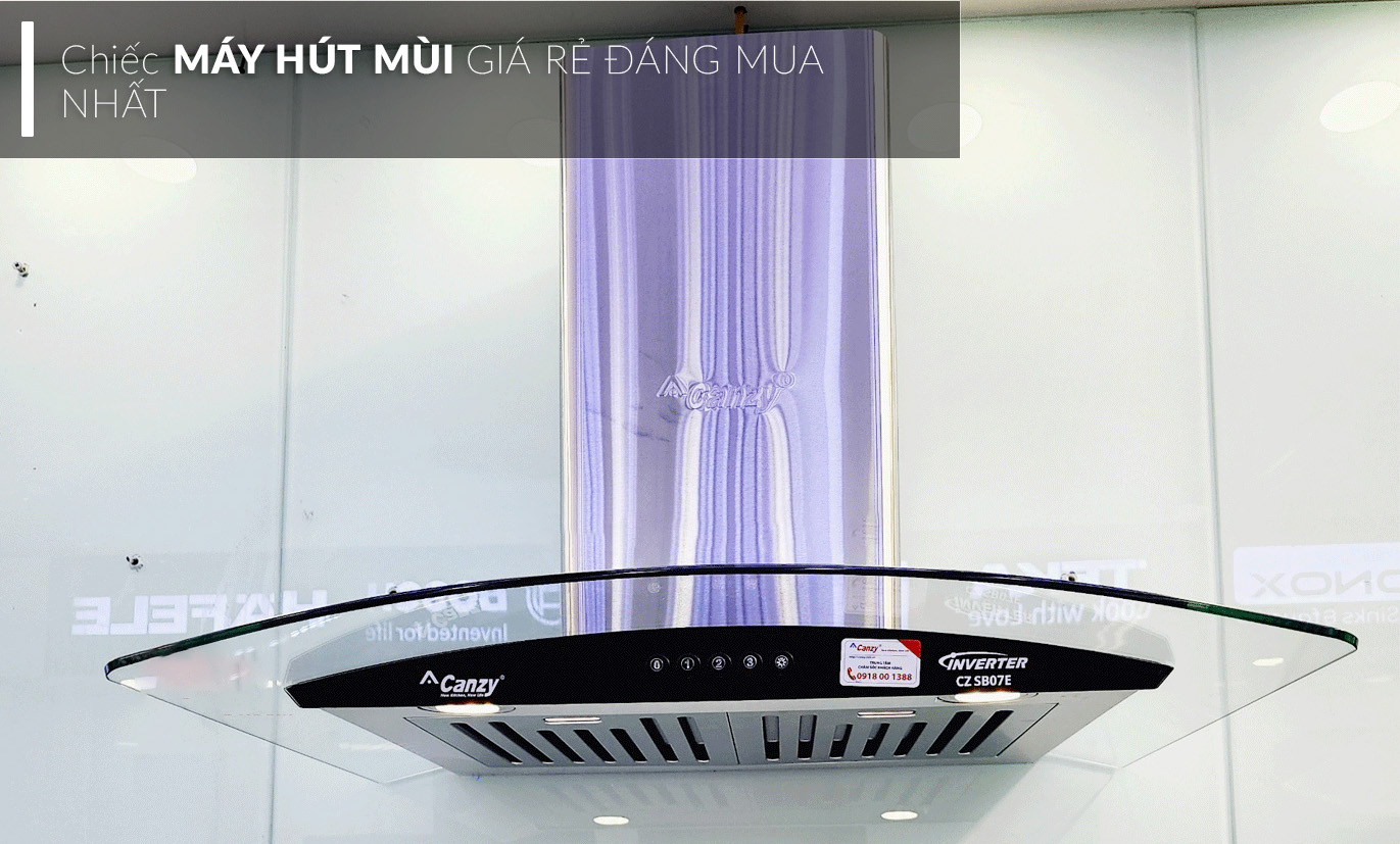 Máy hút mùi Canzy CZ SB07E - Điện máy BUYS