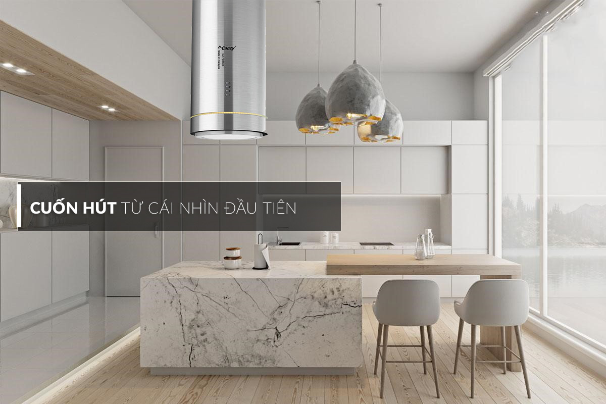 MÁY HÚT MÙI ĐỘC LẬP CANZY CZ 7038GB - Điện máy BUYS