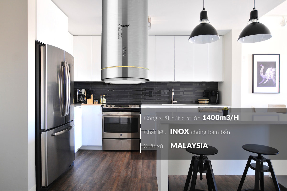 MÁY HÚT MÙI ĐỘC LẬP CANZY CZ 7038GB - Điện máy BUYS