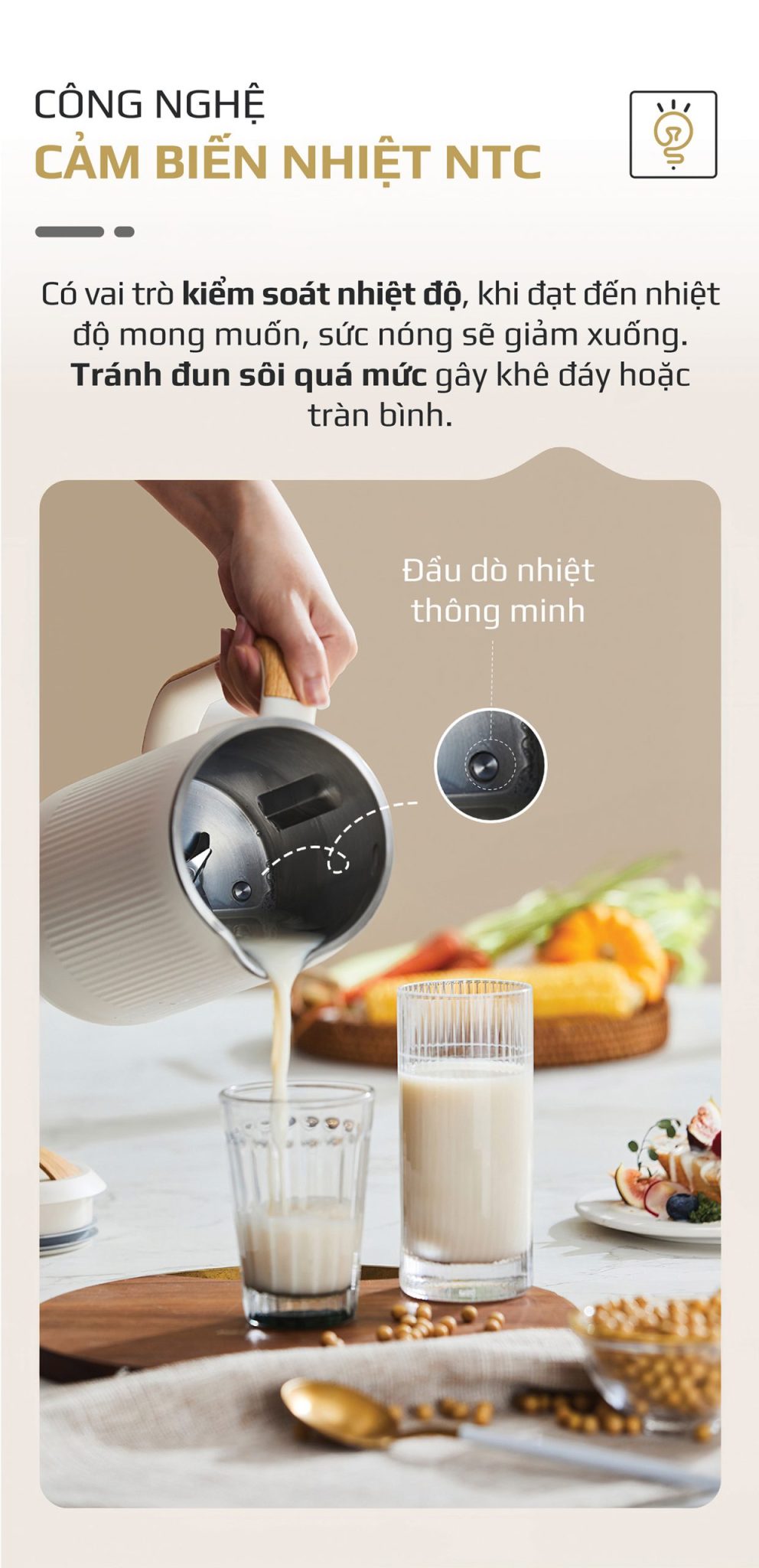 Máy làm sữa hạt Olivo CB400