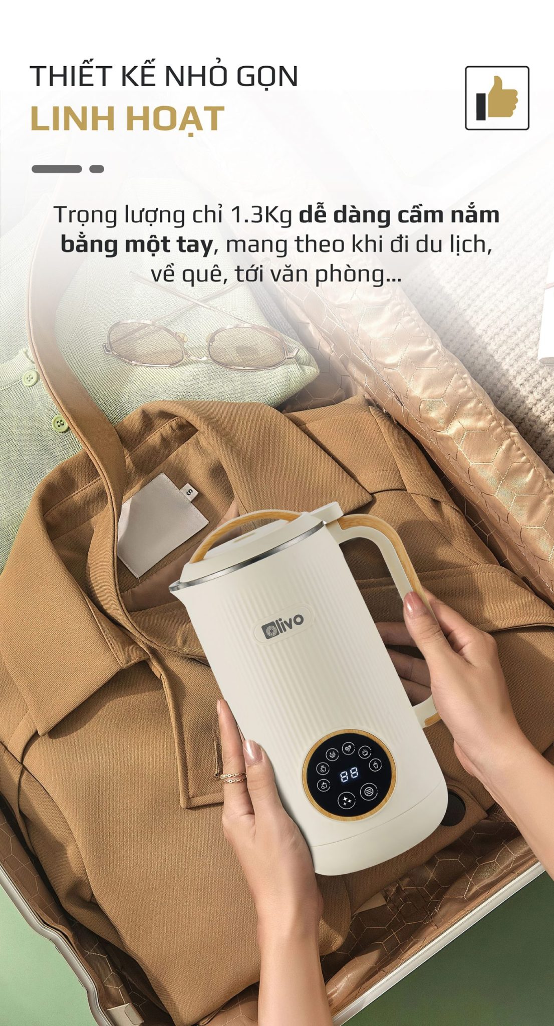 Máy làm sữa hạt Olivo CB400