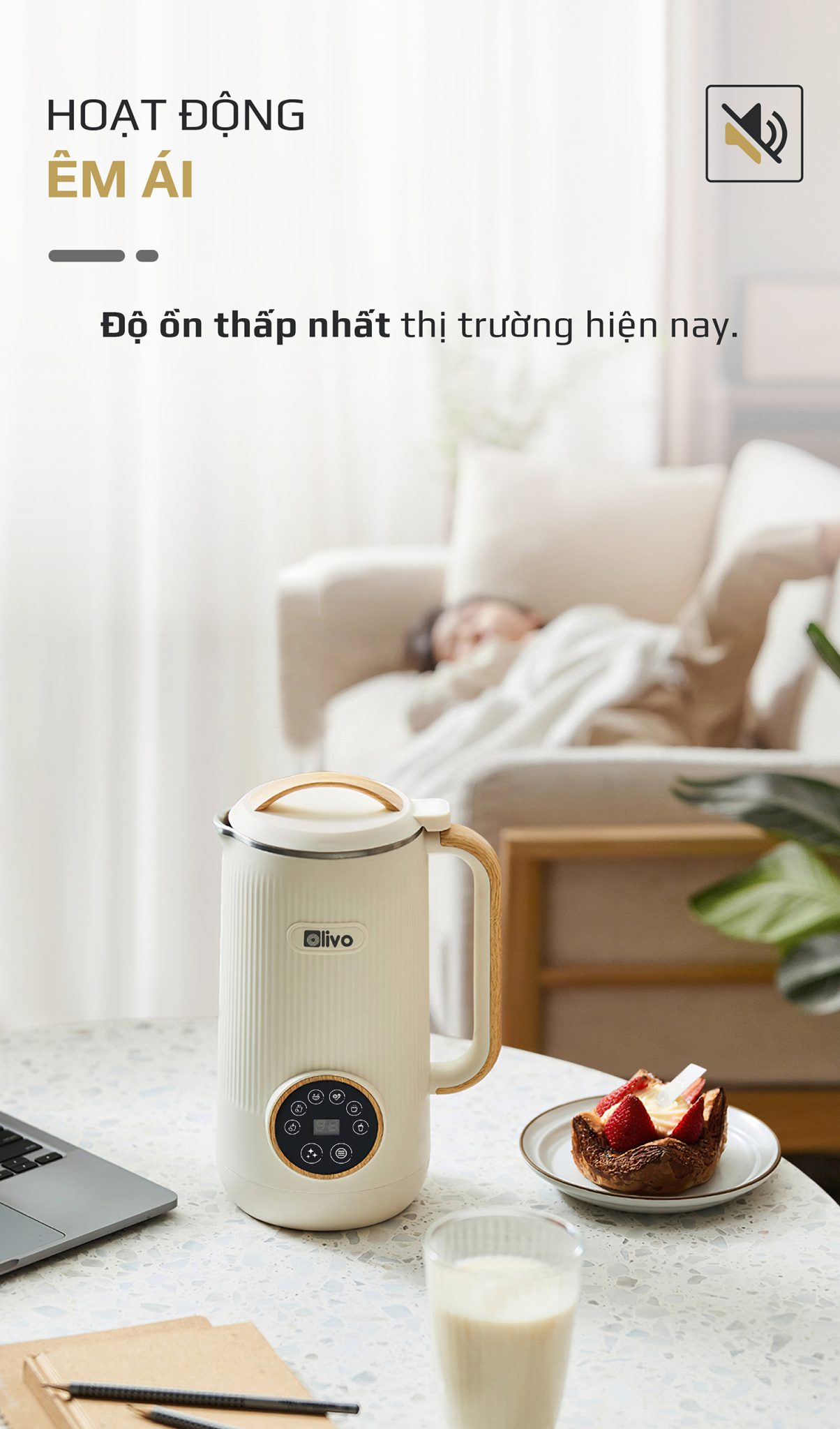 Máy làm sữa hạt Olivo CB400