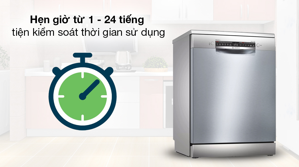 MÁY RỬA BÁT BOSCH SMS4HCI48E SERIE 4 35 Máy rửa bát Bosch SMS4HCI48E